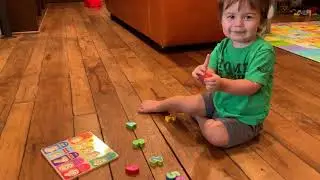 Whitason - Count from 0-9 - Whitacre Plays With Toddler Educational Number Puzzle