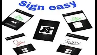 Sign Easy-  A User Friendly Editable Signature Pad!!