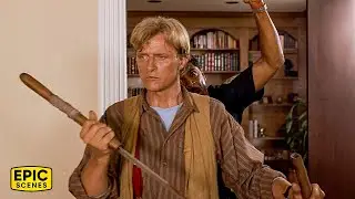 Blind Rutger Hauer Fights For Billy And His Mom - Blind Fury