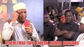 WAZENI KUFANYA MAMBO MAKUBWA / ACHENI FIKRA FINYU NA KUBAGUANA: SHEIKH MZIWANDA.