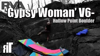 Richmond Bouldering - Hollow Point Boulder 'Gypsy Woman' V6-