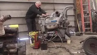 RARE DETROIT DIESEL 6V53T SILVER