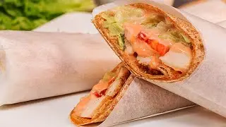 Chicken Wrap Recipe by SooperChef