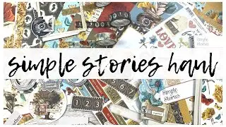 Scrapbook Haul from The Organised Hedgehog | Simple Stories Simple Vintage Ancestry [AD]