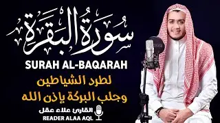 سورة البقرة كاملة | أخذها بركة ولا تستطيعها السحرة | تلاوة خاشعة تريح القلوب وتطرب الآذان | علاء عقل