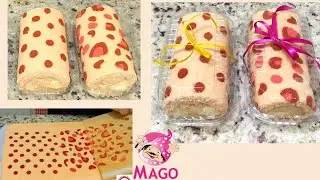 ROCAMBOLE ESTAMPADO FÁCIL! ONCINHA ROSA COM RECHEO COCADA DE NINHO (Aula Mago)