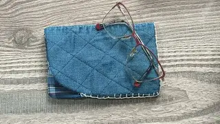 Old Jeans, New Idea; A Unique Handmade Glasses Case👓