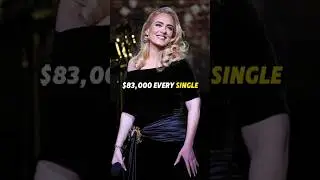 Do you know how much Adele earns per Second #adele #networth2025 #shorts