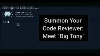Claude Code Tip: Create a Dedicated Security & Code Review Agent (Big Tony)