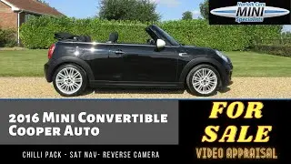 2016 Mini Convertible Cooper Automatic Chilli Pack
