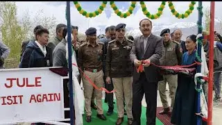 DGP Ladakh inaugurates a newly developed park at District Jail premises Choglamsar today