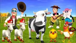 El Pollito p&iacute;o 3d - el Toro y el Tractor de la Granja Part#1266-el Pollito y el Tractor de la Granja