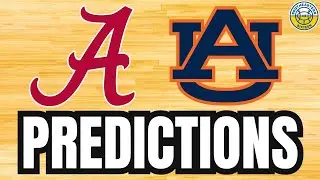 Alabama vs. Auburn PREDICTION | 2024-25 SEC Basketball Predictions