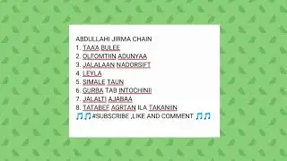 💗 ABDULLAHI JIRMA REMIX WITH AN AMAZING VEDIO || 🎵 💗