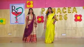 B pharm Students dance performance #panacea#fresher#stmarys groupof institutions hyderabad,deshmukhi