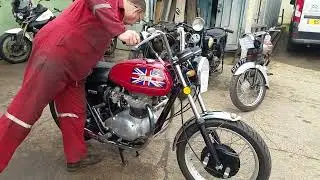 1971 BSA A65L 650cc at Andy Tiernans #09000BSA