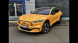 Walk around of our Mustang Mach-E AWD in Cyber Orange