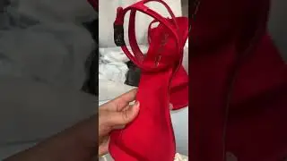 Fashion red Prada sandals #summerstyle #sandalscollection #prada #shortsviral