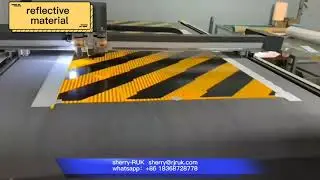 RUK MTC06 model in customer side for cutting reflective material