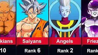 Dragon Ball Races RANKED From Weakest to Most POWERFUL!