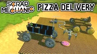 VOD: Pizza Delivery race?! Pizza Flinging! 🍕 | Scrap Mechanic Multiplayer