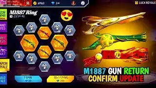 অবশেষে Ramadan স্পেশাল M1887 Super Ring Event আসছে😱😱Confirm Date|FF M1887 Return|Free Fire New Event