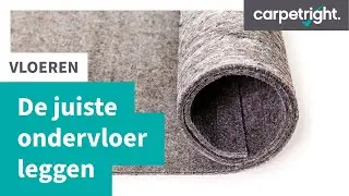De juiste ondervloer leggen