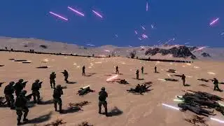 1 000 MODERN SOLDIERS vs SCI FI ARMY | Ultimate Epic Battle Simulator#ankitgame