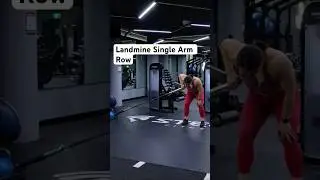 Landmine Single Arm Row  #gymlife  #lifting  #motivation