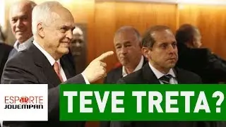 Teve TRETA? Leco se desentende com vice em REUNI&Atilde;O no SPFC!