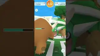 Torterra Raid Speed Solo! Pokemon Go #shorts