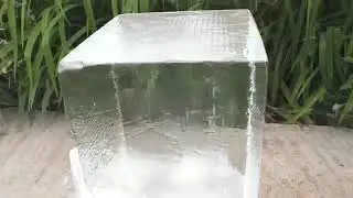 ЧТО ЕСЛИ ВЫЛИТЬ РАСКАЛЕННУЮ ЛАВУ в 1100 ГРАДУСОВ на ОГРОМНУЮ ГЛЫБУ ЛЬДА?!