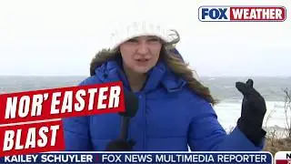 Powerful Nor'easter's Intense Winds Batter Cape Cod After Storm Dumps Snow In The Carolinas