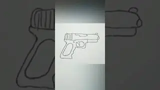 Gun 🔫 #drawing #easy #ashortaday #shorts #treding #viral
