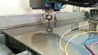 Laser presetter on intermac cnc