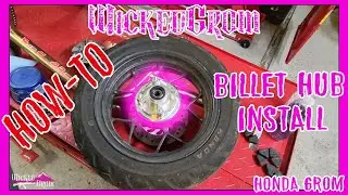 Установка ступицы Billet Hub для Honda Grom & Monkey