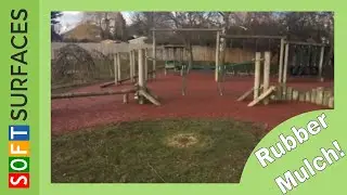 Rubber Mulch Playground Surfacing in Northamptonshire