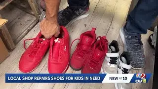 Orlando cobblers refurbish shoes for children in need