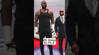 Top10 Tallest Wrestlers WWE In History #shorts #wwe