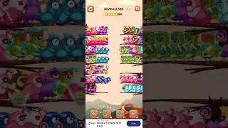 bird sort 2 color puzzle solution niveau 335 #games #gaming #puzzle #puzzlegame #androidgames