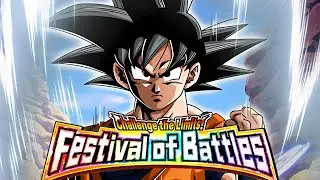 EZA LR KAI GOKU VS FESTIVAL OF BATTLES! Dragon Ball Z Dokkan Battle