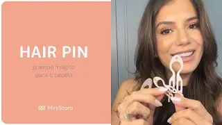 Hair Pin Bianca | Grampo Mágico | Grampo Invisível | Mini Store Acessórios