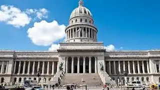 Havana old town, Cuba - Capitol, railway museum