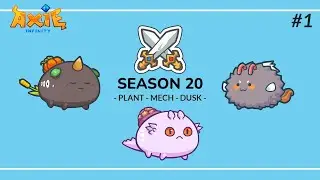 Axie Infinity S20 Gameplay | GOD REPTILE + DOUBLE NUT MECH + CATTAIL PLANT | PART 1