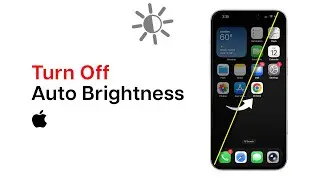Как отключить автоматическую яркость на iPhone?