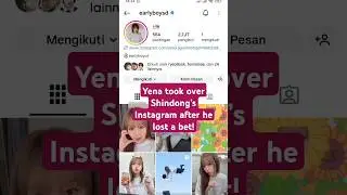Yena took over Shindong&rsquo;s Instagram after he lost a bet!