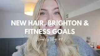 New hair, girls trip to Brighton & fitness goals VLOG | LILSBAKERR