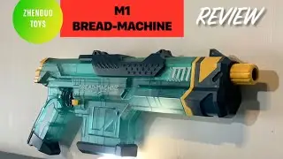 ZHENDUO TOYS M1 Bread-Machine Full Review - Firing Demo And FPS Test!  #nerfreview