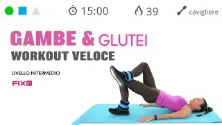 Allenamento Veloce Per Interno Esterno Coscia e Glutei Con Cavigliere