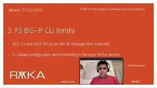3. F5 BIG-IP CLI with tmsh